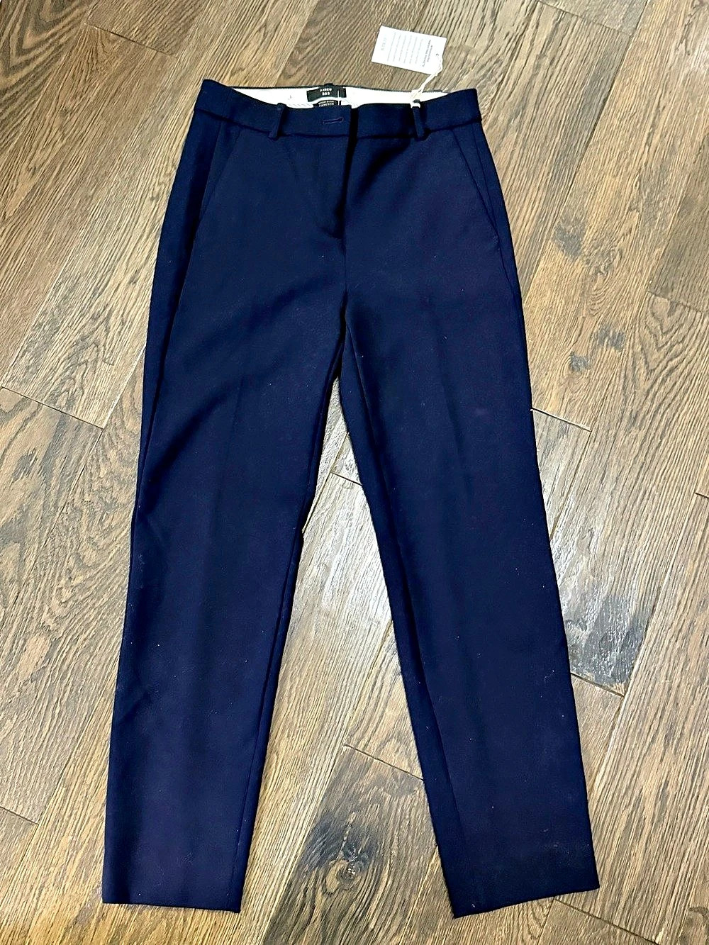 J.Crew High-Rise Cameron Straight-Leg Trousers in Blue Size 2 NWT
